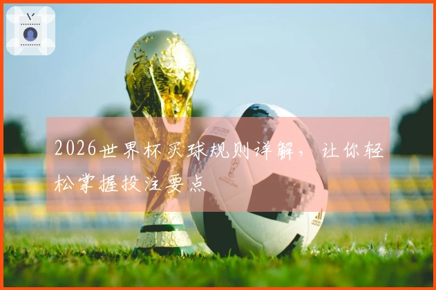 2026世界杯买球规则详解，让你轻松掌握投注要点